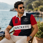 Hackett London Cotton Polo Shirt Oxford Boat Club XS