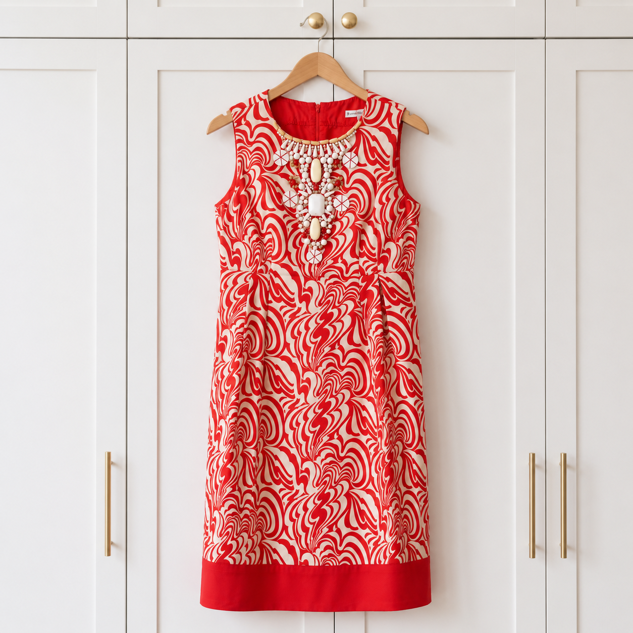 Nanette Lepore Cotton & Silk Beaded Dress US 4 UK 8