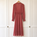 Brora 100% Silk Floral Smock Dress Rose Pink UK 12 RRP £295
