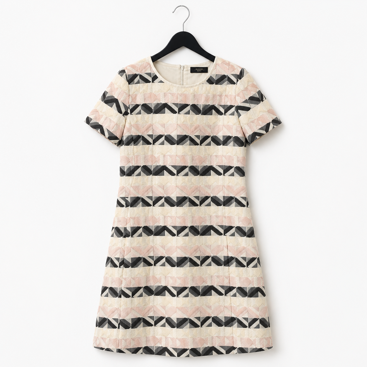 Max Mara Weekend Geometric A-Line Dress UK 6
