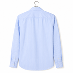Tommy Hilfiger Fitted Blue Stripe Shirt Size M - 40/15 3/4"