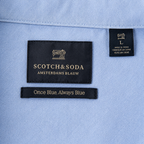Men’s Scotch & Soda Blue Cotton Shirt Size L