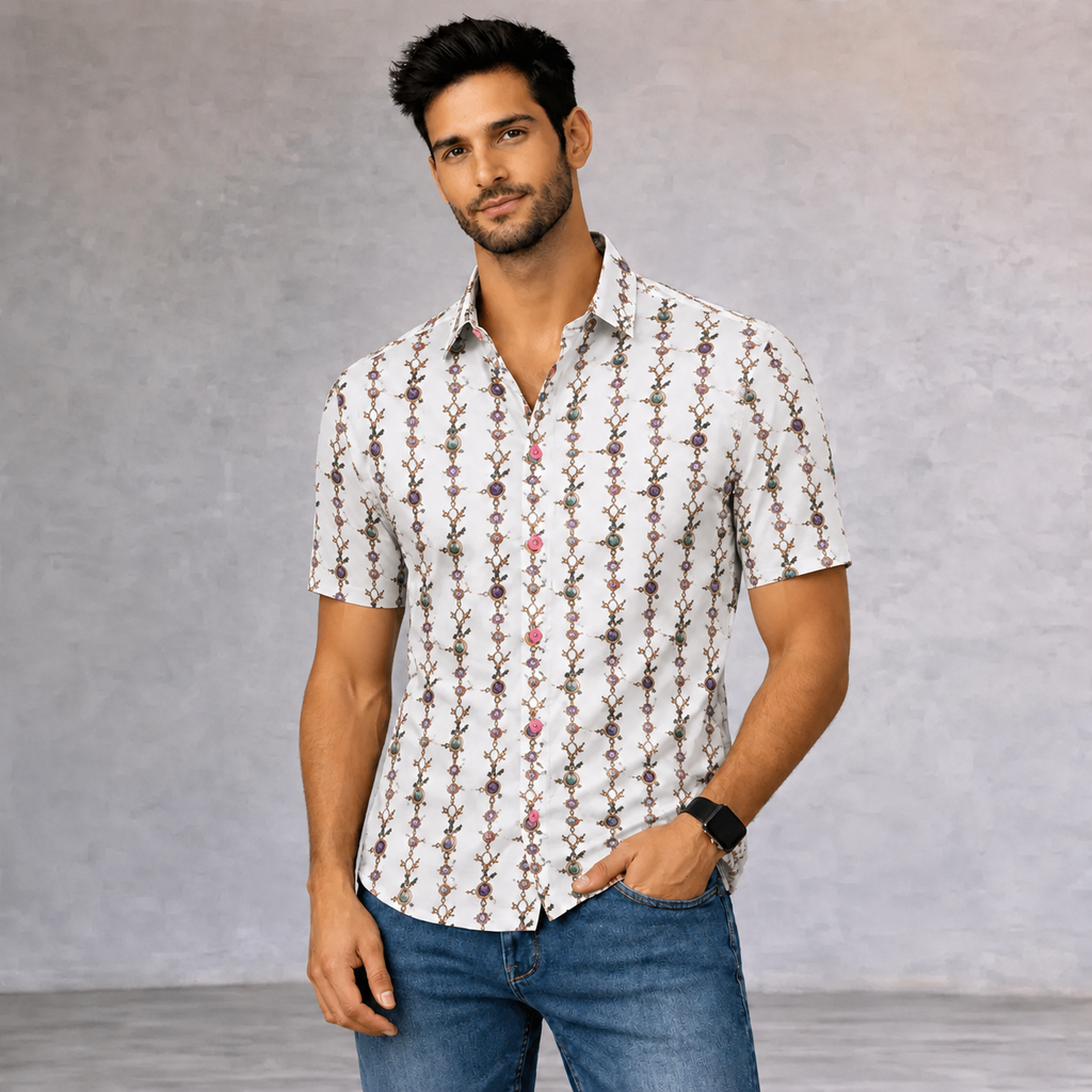 Coton Doux Mens Shirt Size 41/16 Large