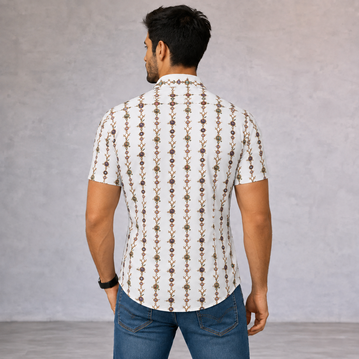 Coton Doux Mens Shirt Size 41/16 Large