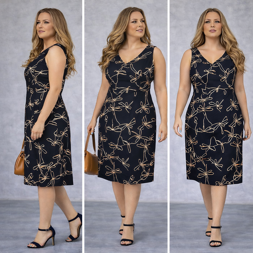 White Stuff Navy Cotton Embroidered Dragonfly Dress UK 16