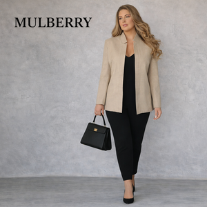 Mulberry Vintage Lightweight Wool Cotton Jacket UK 16