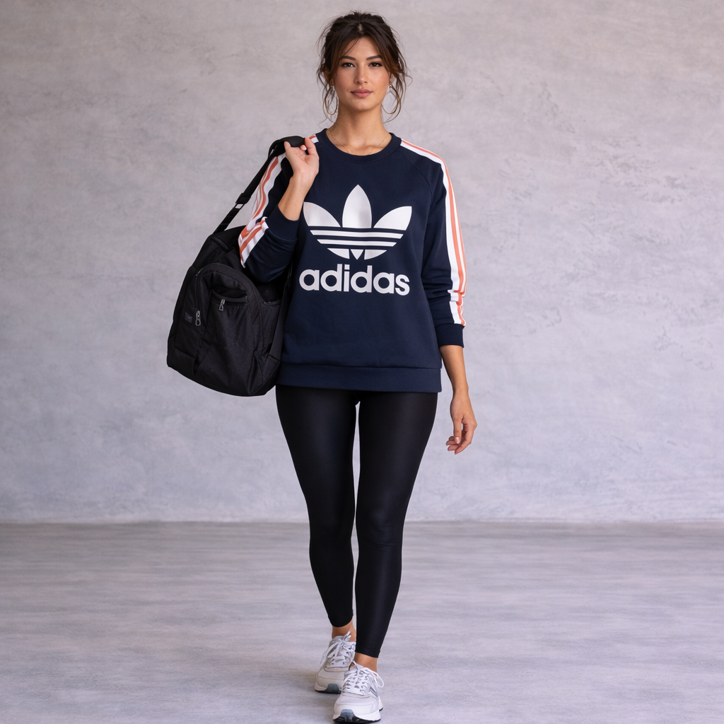 Adidas Navy Sweatshirt Size XS