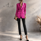 After Six By Ronald Joyce Pink Crepe Satin Jacket UK 12