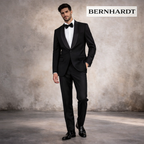 Bernhardt Mens Black Shawl Collar Tuxedo Dinner Suit Size XL