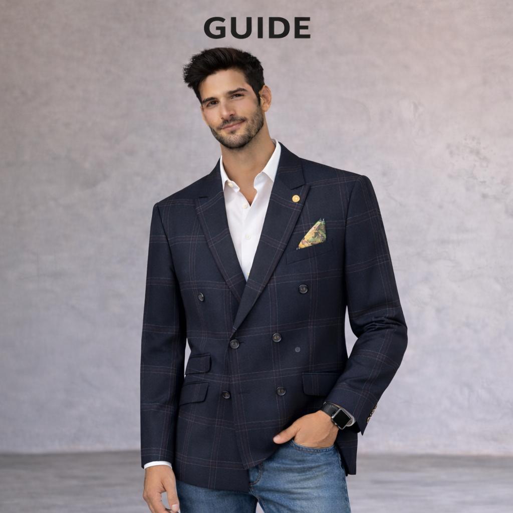 Guide London Modern Tailored Blazer Size M