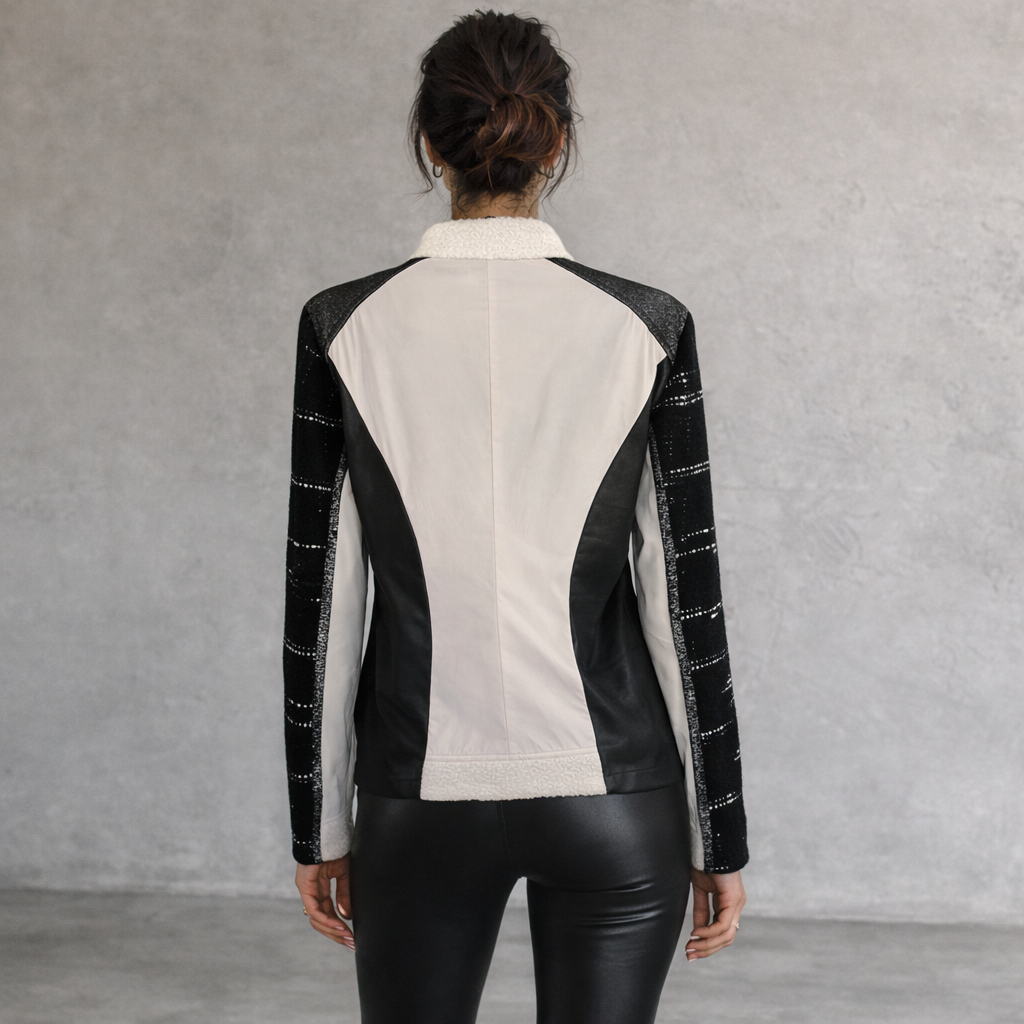 Elisa Cavaletti Daniela Dallavalle Black White Jacket UK 12