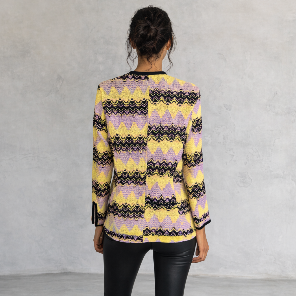 Bazar de Christian Lacroix Vintage Multicoloured Jacket UK 10