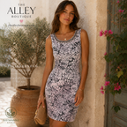 120% Lino Embellished Linen Dress