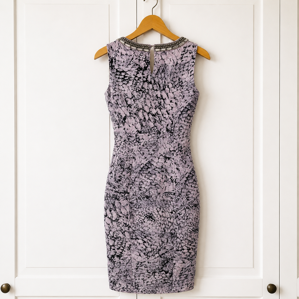 120% Lino Embellished Linen Dress