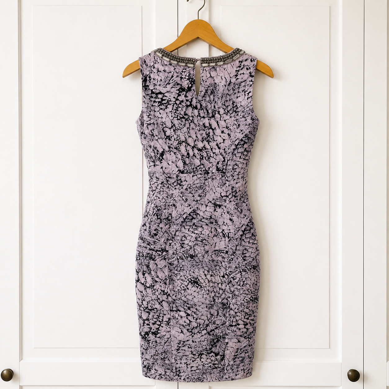 120% Lino Embellished Linen Dress