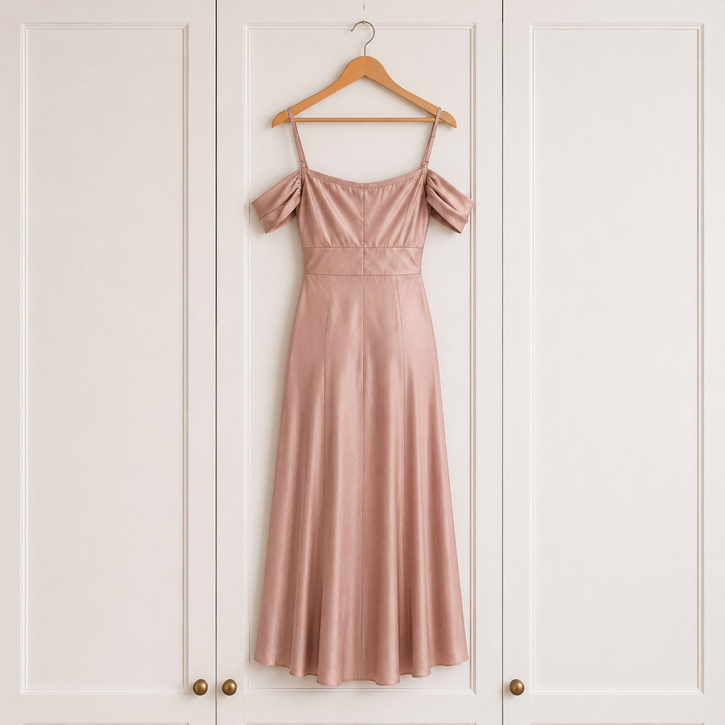 Ted Baker Dusky Pink Cold Shoulder Dress UK 14
