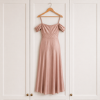 Ted Baker Dusky Pink Cold Shoulder Dress UK 14