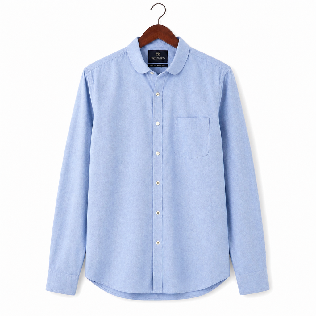 Scotch & Soda Blue Cotton Shirt Size L