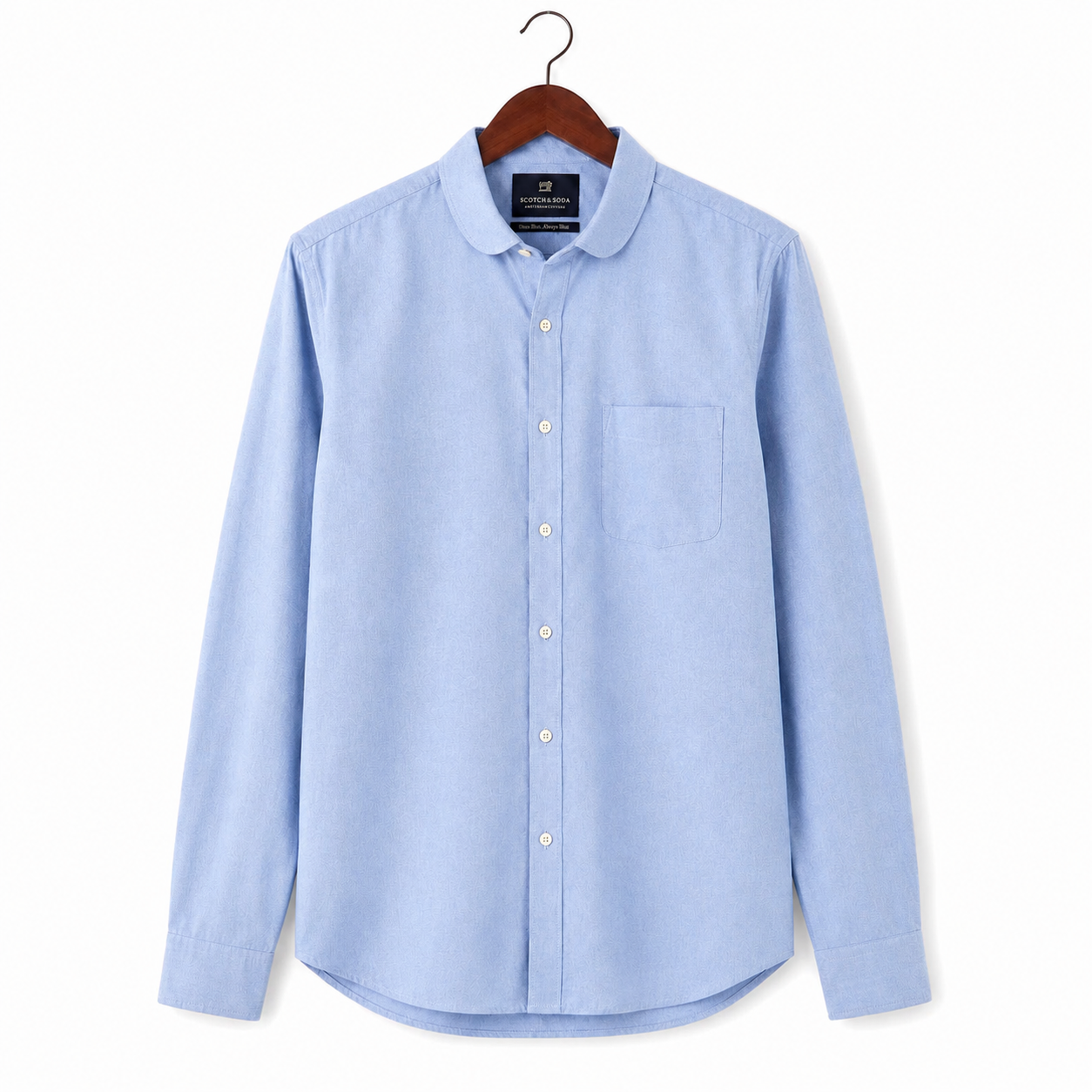 Scotch & Soda Blue Cotton Shirt Size L