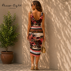 Phase Eight Silky Floral Stretch Dress UK 8