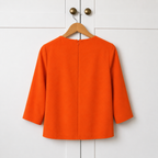 COS Orange Twist Front Top UK 10