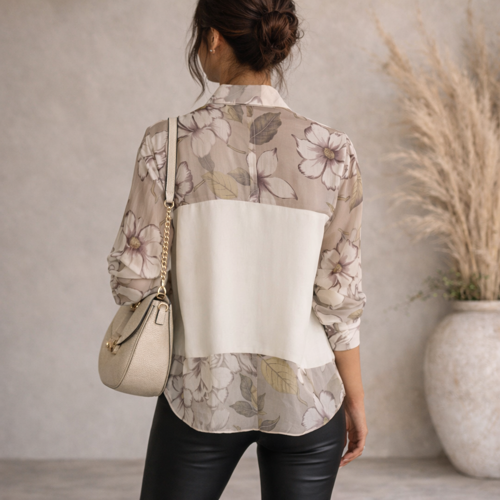 By Malene Birger Cronida Floral Silk Blouse UK 8