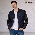 The Kooples Mens Slim Fit Blue Denim Jacket UK 38