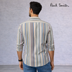 Paul Smith Multicoloured Cotton Striped Shirt UK L