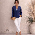Country Casuals Violet Blue Occasion Jacket UK 10