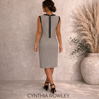 Cynthia Rowley Black & Ivory Dress UK 8