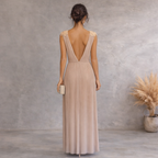 Miss Selfridge Blush Pleated Sequin Dress UK 8