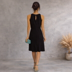 Wallis Petite Black Beaded Sleeveless Dress  UK 8