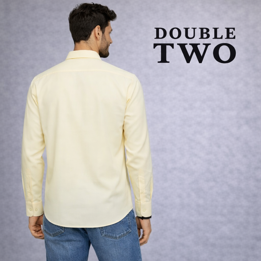 Double Two Lemon Non Iron Shirt 15" 40"