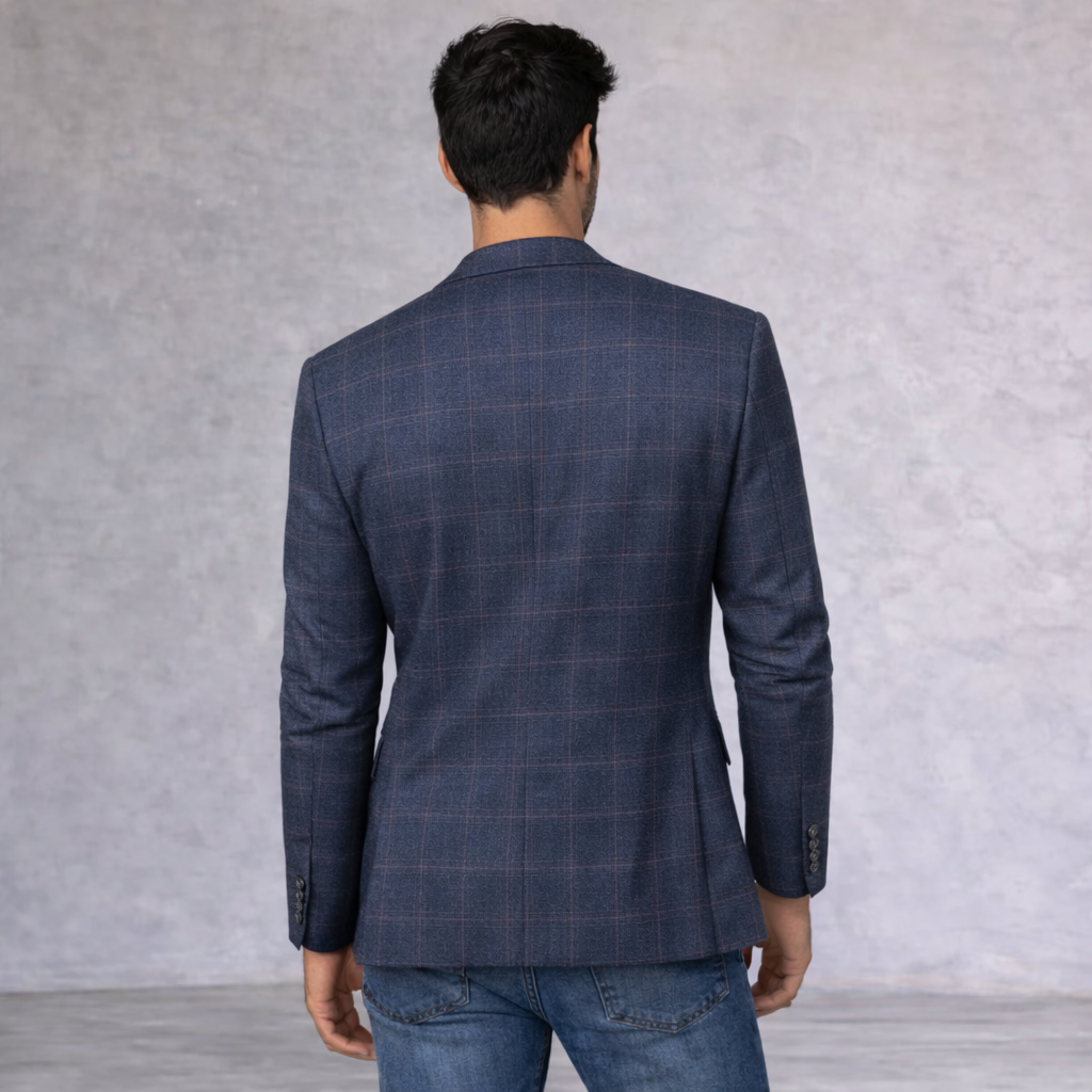 Burtons Vintage Blue Muscle Fit Jacket 40R
