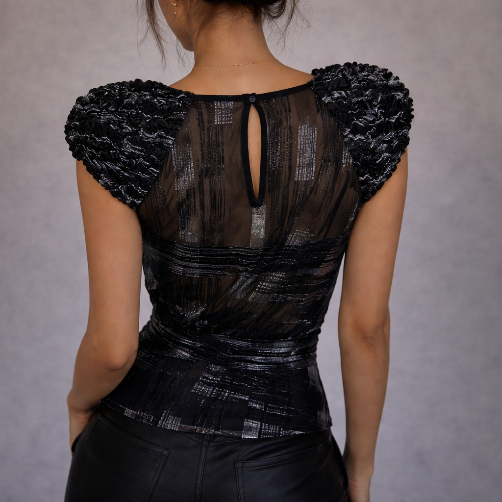 F&F Couture Only Ever Designer Collection Black Top UK 10