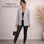 French Connection Pale Grey Blue Jacket UK 12