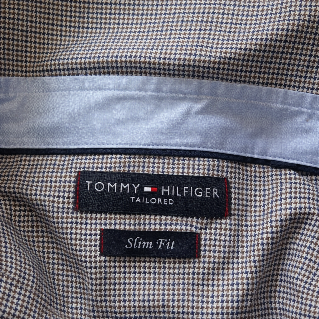 Tommy Hilfiger Slim Fit Navy Shirt – Size M - 40/15.5"