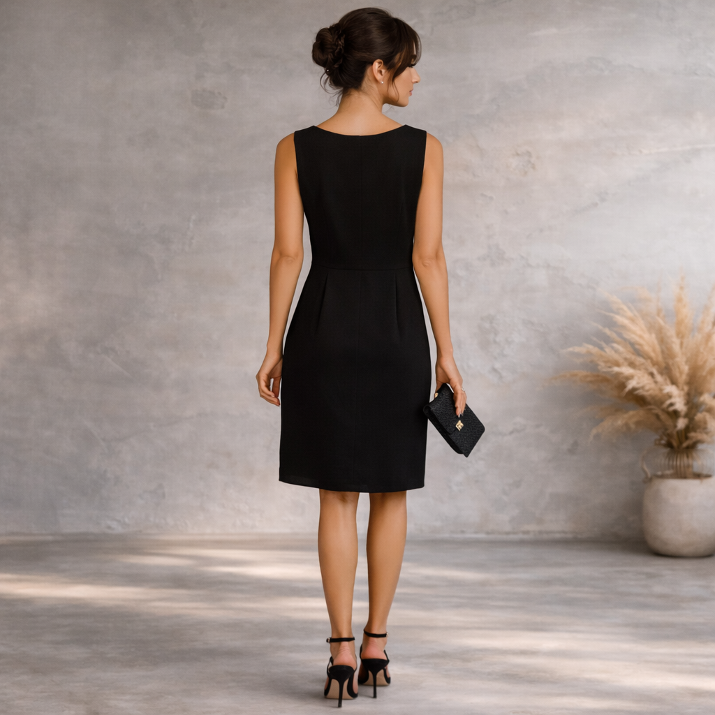 Marks & Spencer Autograph Black Beaded Dress UK 8