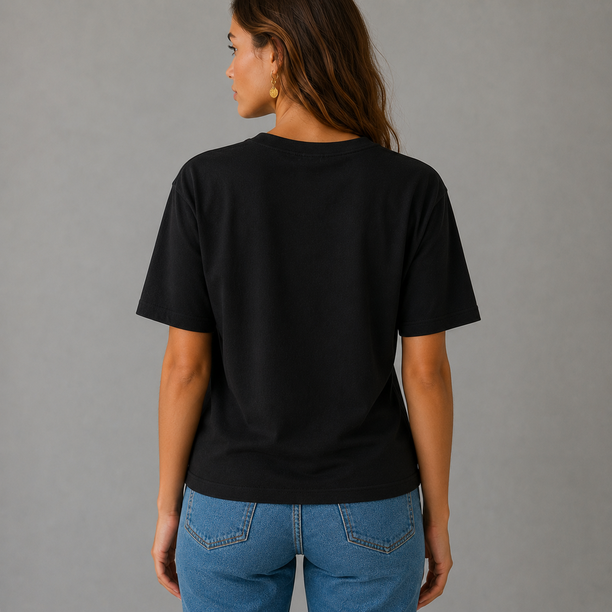 Hush Black Lucky Embroidered Cotton Top UK 8