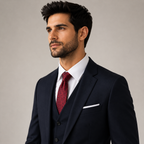 Skopes Mens Navy Madrid Suit Jacket Size 46R