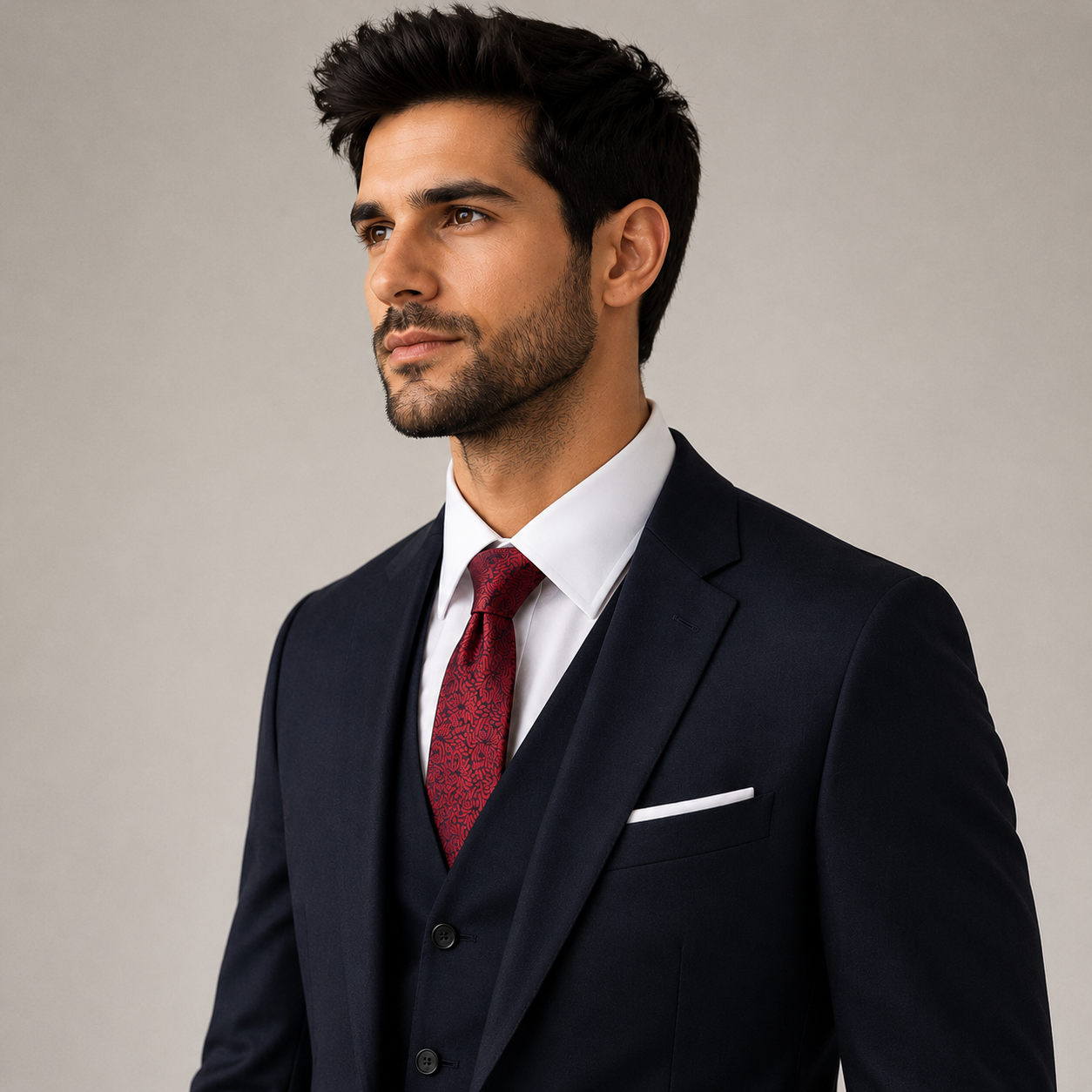 Skopes Mens Navy Madrid Suit Jacket Size 46R