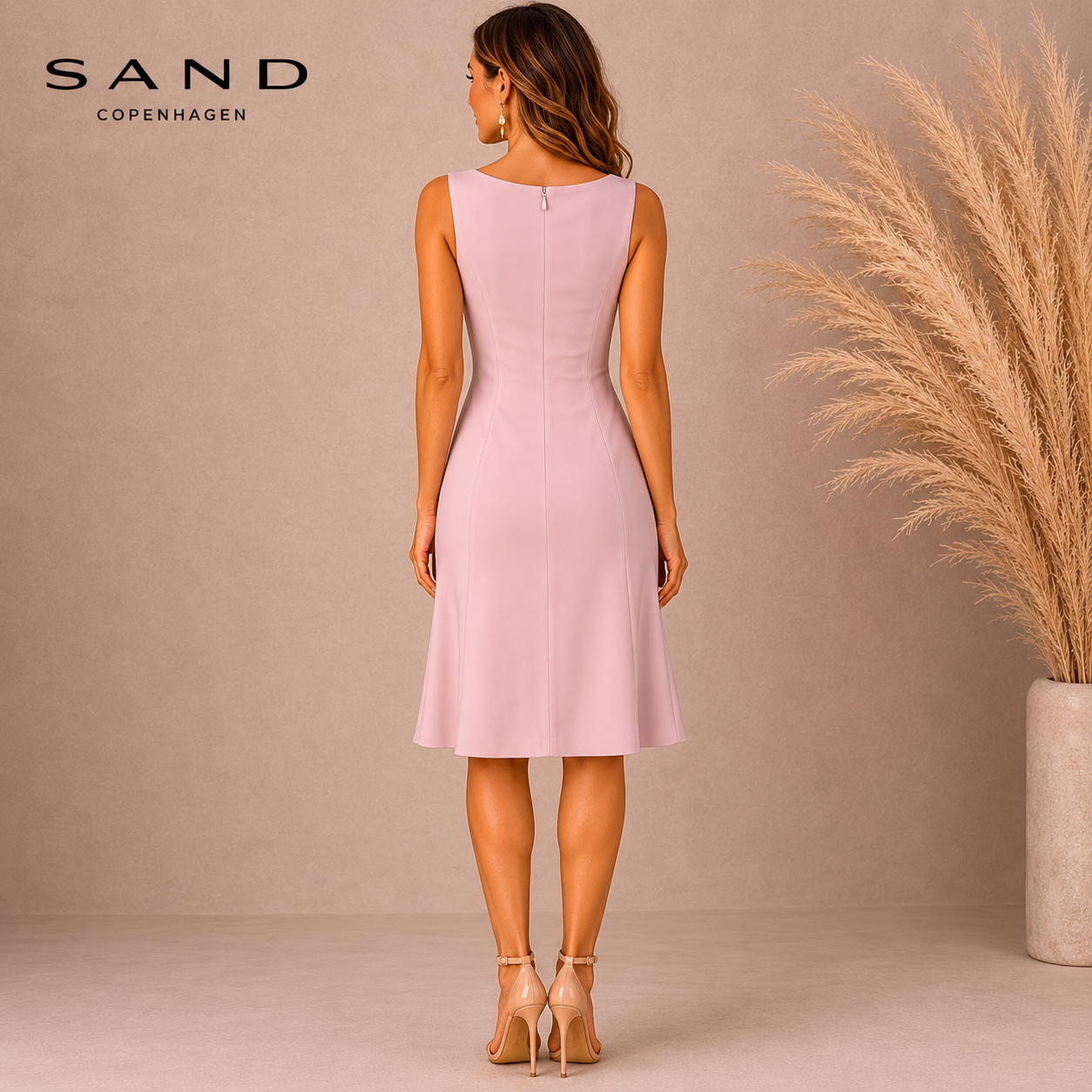 Sand Copenhagen Pale Pink Dress UK 6