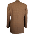 Crombie Mustard & Brown Wool Cashmere Jacket Size 38 R