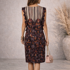 Whistles Silk Tunic Frill Front Sleeveless Dress UK 8