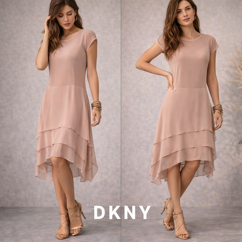 DKNY Donna Karan Silk Dress UK 6/8