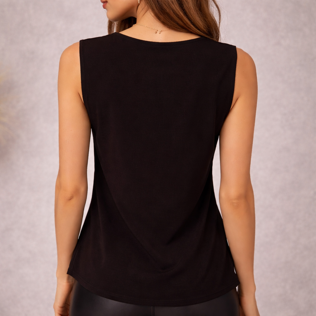 Dorothy Perkins Black Diamanté Shoulder Detail Top UK 12