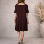 Dorothy Perkins Mauve Purple Sparkle Slouchy Dress UK 12