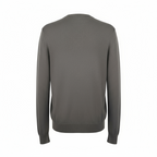 Farhi Grey Blue Silk & Cotton Jumper Size L