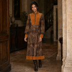 Vintage AnnaBelinda Peacock Feather & Velvet Dress – UK 10/12