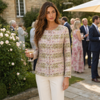 Paule Vasseur Silk Jacquard Occasion Jacket – UK 14